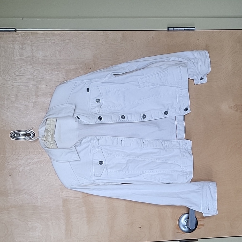 Eddie Bauer White Denim Jacket